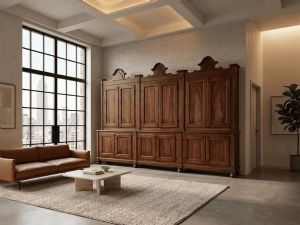 Grande Archivio Libreria Antico 12 Ante